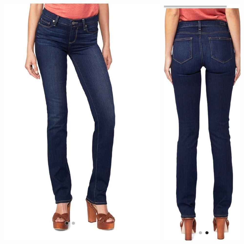 Paige "skyline straight" midrise jeans 28